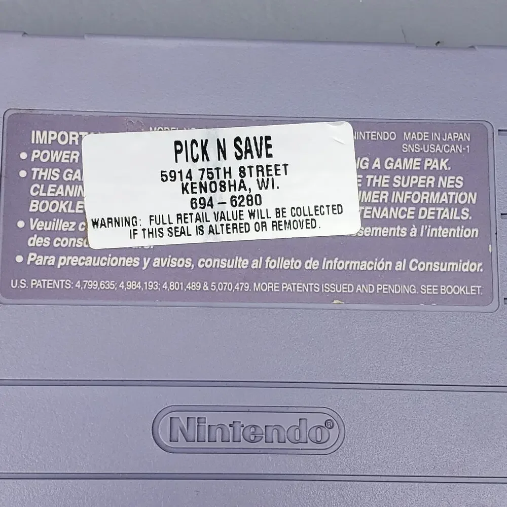 Mega Man X SNES Super Nintendo Game Cartridge Only Authentic